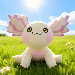 Kawaii Axolotl Plush Toy 25cm Soft Stuffed Animal for Kids