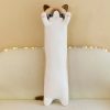 Kawaii Long Cat Plush Doll - Soft Stuffed Animal Pillow for Home Decor