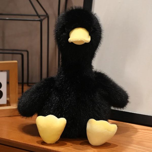 Kawaii Long-Haired Duck Plush Toy - Soft, Adorable Sleep Companion