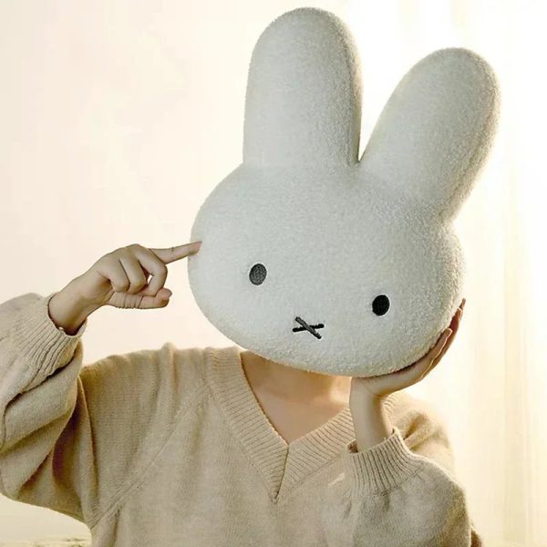 Kawaii Miffy Plush Pillow - Adorable Doll for Room Decor & Gifts