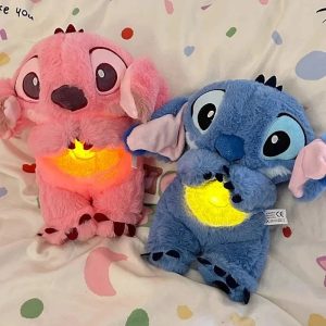 Kawaii Plush Doll: Soothing Musical Companion with Light & Air Bag