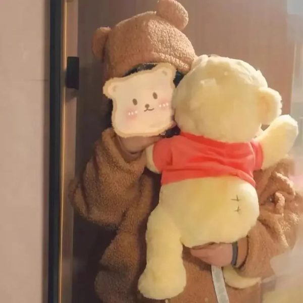 Kawaii Winnie the Pooh Plush Toy - Adorable Sofa Cushion for Kids