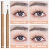 Kaxier Double Tip Waterproof Liquid Eyeliner For Eye Makeup Slim Dual-Ended Cattle Fur Pencil Pen For Lower Lashes