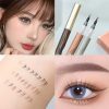 Kaxier Double Tip Waterproof Liquid Eyeliner For Eye Makeup Slim Dual-Ended Cattle Fur Pencil Pen For Lower Lashes