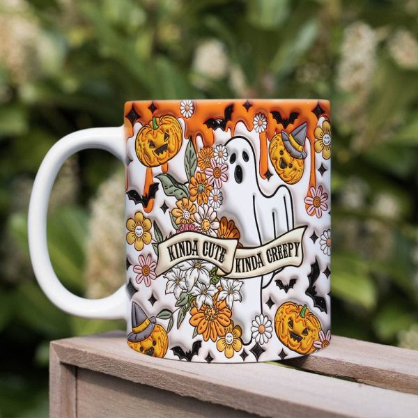 Kinda Cute Kinda Creepy Halloween Personalized Gift Mug HO82 891338