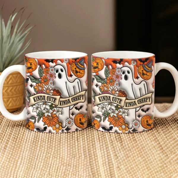Kinda Cute Kinda Creepy Halloween Personalized Gift Mug HO82 891338