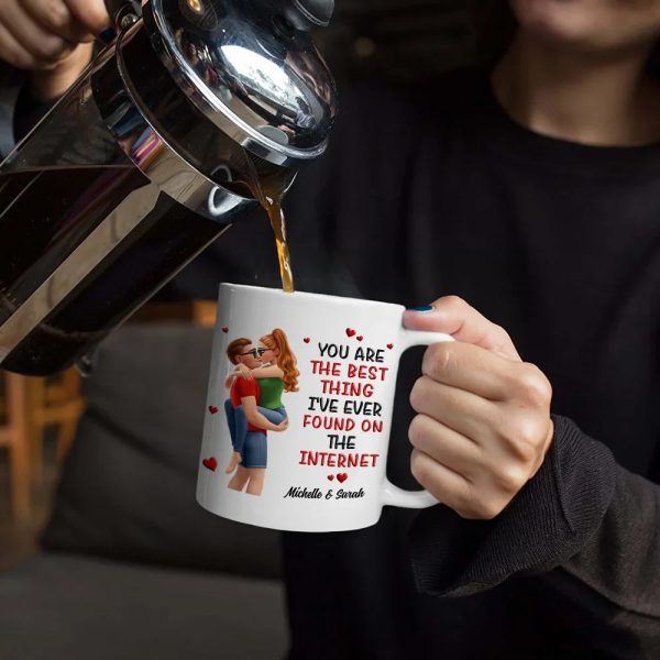 Kissing Couple 3D Best Thing Found On The Internet - Personalized Mug