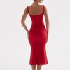 Lace Up Corset Sleeveless Midi Dresses Lace Up Corset Sleeveless Midi Dresses