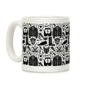 Leather Daddy Pattern Coffee Mug