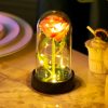 LED Eternal Rose in Glass Dome – Romantic Gift for Home LED Eternal Rose in Glass Dome – Romantic Gift for Home