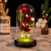 LED Galaxy Three Rose Glass Dome Ornament LED Galaxy Three Rose Glass Dome Ornament