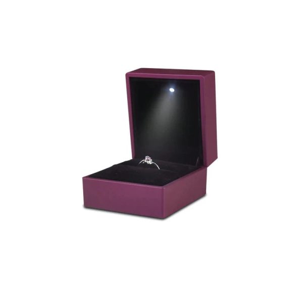 LED Light Ring Box Luxury Jewelry Case for Proposal LED Light Ring Box Luxury Jewelry Case for Proposal