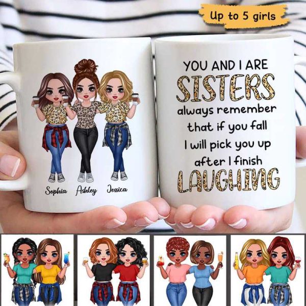 Leopard Energetic Doll Besties Personalized Mug Leopard Energetic Doll Besties Personalized Mug