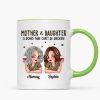 Leopard Pattern Mother Daughter Bond That Can't Be Broken Personalized Mug, Gift For Daughter