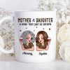 Leopard Pattern Mother Daughter Bond That Can't Be Broken Personalized Mug, Gift For Daughter