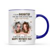Leopard Pattern To My Daughter From Mom Happy Mother's Day Personalized Mug, Gift For Daughter