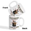 Leopard To My Daughter From Mom Happy Mother's Day Personalized Mug, Gift For Daughter