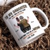 Leopard To My Daughter From Mom Happy Mother's Day Personalized Mug, Gift For Daughter