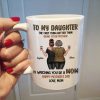 Leopard To My Daughter From Mom Happy Mother's Day Personalized Mug, Gift For Daughter