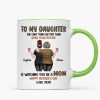 Leopard To My Daughter From Mom Happy Mother's Day Personalized Mug, Gift For Daughter
