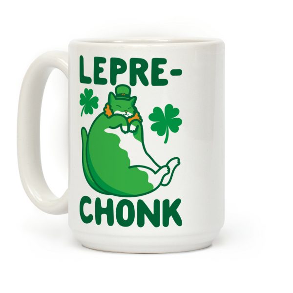 LepreCHONK Cat Coffee Mug LepreCHONK Cat Coffee Mug