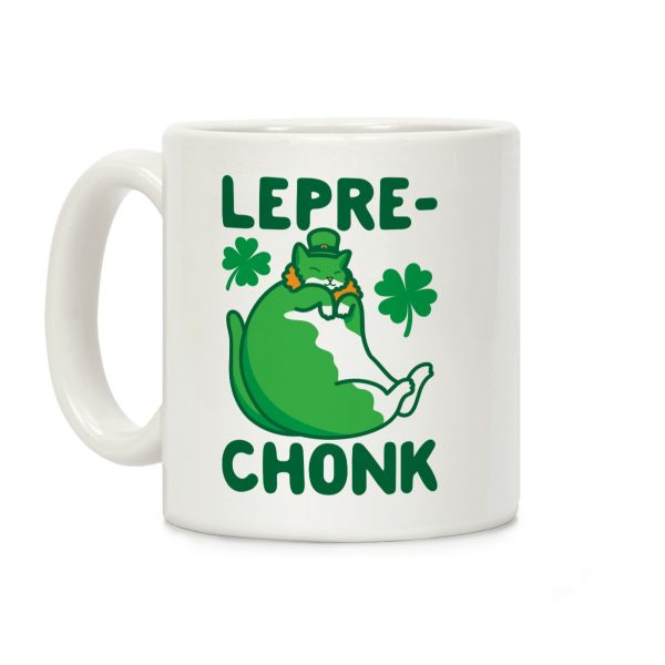 LepreCHONK Cat Coffee Mug LepreCHONK Cat Coffee Mug