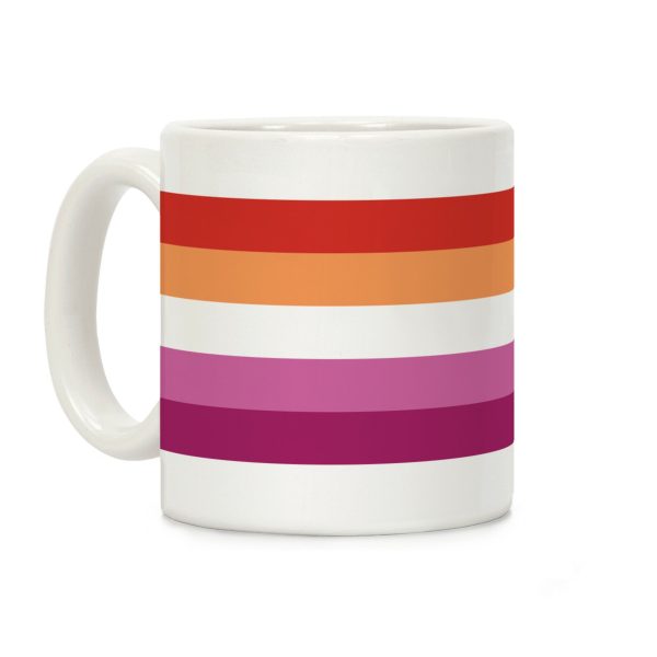 Lesbian Pride Flag Coffee Mug Lesbian Pride Flag Coffee Mug