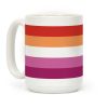 Lesbian Pride Flag Coffee Mug Lesbian Pride Flag Coffee Mug