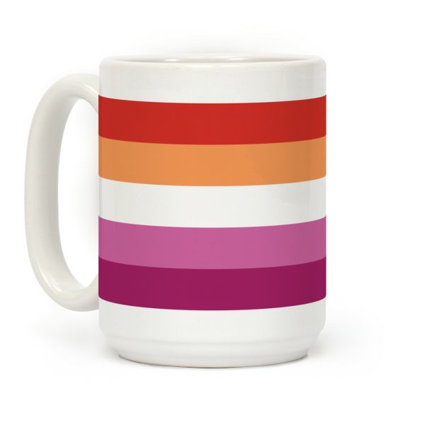 Lesbian Pride Flag Coffee Mug Lesbian Pride Flag Coffee Mug