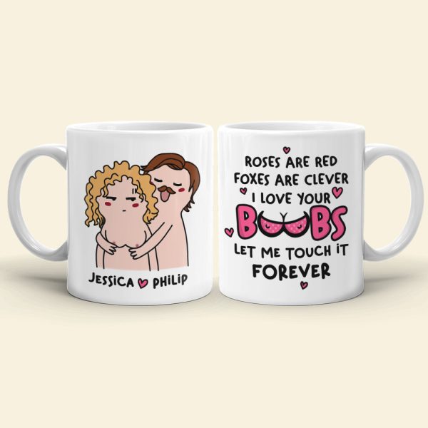 Let Me Touch It Forever Personalized Funny Couple Coffee Mug Gift For Couple