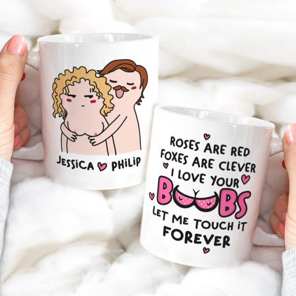 Let Me Touch It Forever Personalized Funny Couple Coffee Mug Gift For Couple