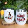 Let's Be Naughty And Safe Santa The Trip, Couple Gift, Personalized Mug, Funny Couple Coffee Mug, Christmas Gift