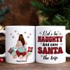 Let's Be Naughty And Safe Santa The Trip, Couple Gift, Personalized Mug, Funny Couple Coffee Mug, Christmas Gift