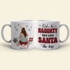 Let's Be Naughty And Safe Santa The Trip, Couple Gift, Personalized Mug, Funny Couple Coffee Mug, Christmas Gift