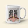 Let's Be Naughty And Save Santa The Trip-Personalized Coffee Mug- Gift For Him/ Gift For Her- Naughty Couple Coffee Mug
