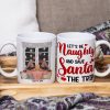 Let's Be Naughty And Save Santa The Trip-Personalized Coffee Mug- Gift For Him/ Gift For Her- Naughty Couple Coffee Mug