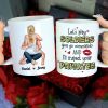 Let's Play Soldiers I'll Inspect Your Private, Couple Gift, Personalized Mug, Funny Couple Coffee Mug