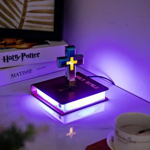 Levitating Holy Cross Lamp