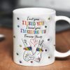 LGBT Couple Hands Pinky Promise Personalized 3D Inflated Effect Printed Mug