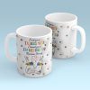 LGBT Couple Hands Pinky Promise Personalized 3D Inflated Effect Printed Mug