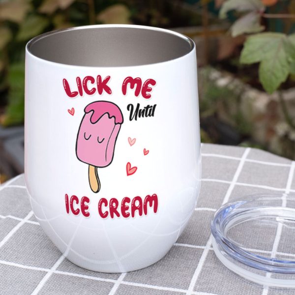 Lick Me Until Ice Cream - Personalized Couple Mug - Gift For Funny Couple