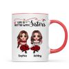 Life Is Better With Besties Sisters Christmas Personalized Mug