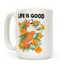Life is Good (Corgi in California Poppies) Coffee Mug Life is Good (Corgi in California Poppies) Coffee Mug