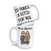 Life Is Sweeter With A Bestie By Your Side - Bestie Personalized Custom Mug - Christmas Gift For Best Friends, BFF, Sisters