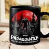 Like A Daddy Just More Squatchy - Family Personalized Custom Black Mug - Gift For Dad, Grandpa Like A Daddy Just More Squatchy - Family Personalized Custom Black Mug - Gift For Dad, Grandpa