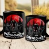 Like A Daddy Just More Squatchy - Family Personalized Custom Black Mug - Gift For Dad, Grandpa Like A Daddy Just More Squatchy - Family Personalized Custom Black Mug - Gift For Dad, Grandpa