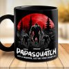 Like A Daddy Just More Squatchy - Family Personalized Custom Black Mug - Gift For Dad, Grandpa Like A Daddy Just More Squatchy - Family Personalized Custom Black Mug - Gift For Dad, Grandpa