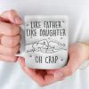 Like Father Like Daughter - Family Personalized Custom 3D Inflated Effect Printed Mug - Father's Day, Gift For Dad Like Father Like Daughter - Family Personalized Custom 3D Inflated Effect Printed Mug - Father's Day, Gift For Dad
