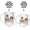 Like Father Like Daughter - Family Personalized Custom Mug - Gift For Dad, Grandpa Like Father Like Daughter - Family Personalized Custom Mug - Gift For Dad, Grandpa