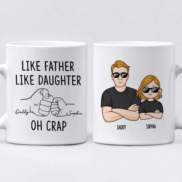 Like Father Like Son - Family Personalized Custom Mug - Gift For Family Members Like Father Like Son - Family Personalized Custom Mug - Gift For Family Members